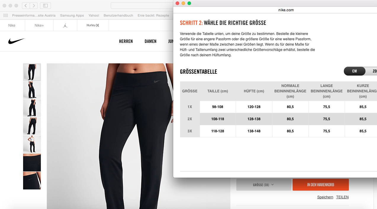 Nike Web Shop 