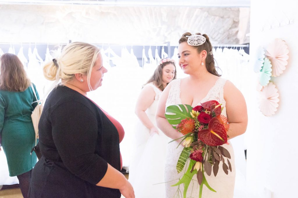 Curvect Bride Salon, Bräute und Models im Gespräch